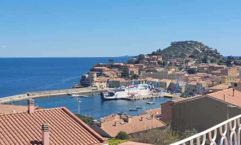 vista di giglio porto